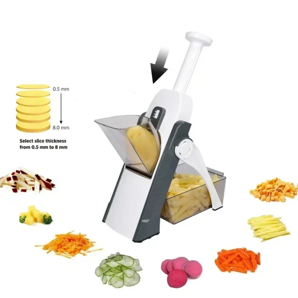 Multifunction Vegetable Cutter Safe Kitchen Slicer Salad Chopper Potato Slicer French Fries Cutter Cooking Gadget